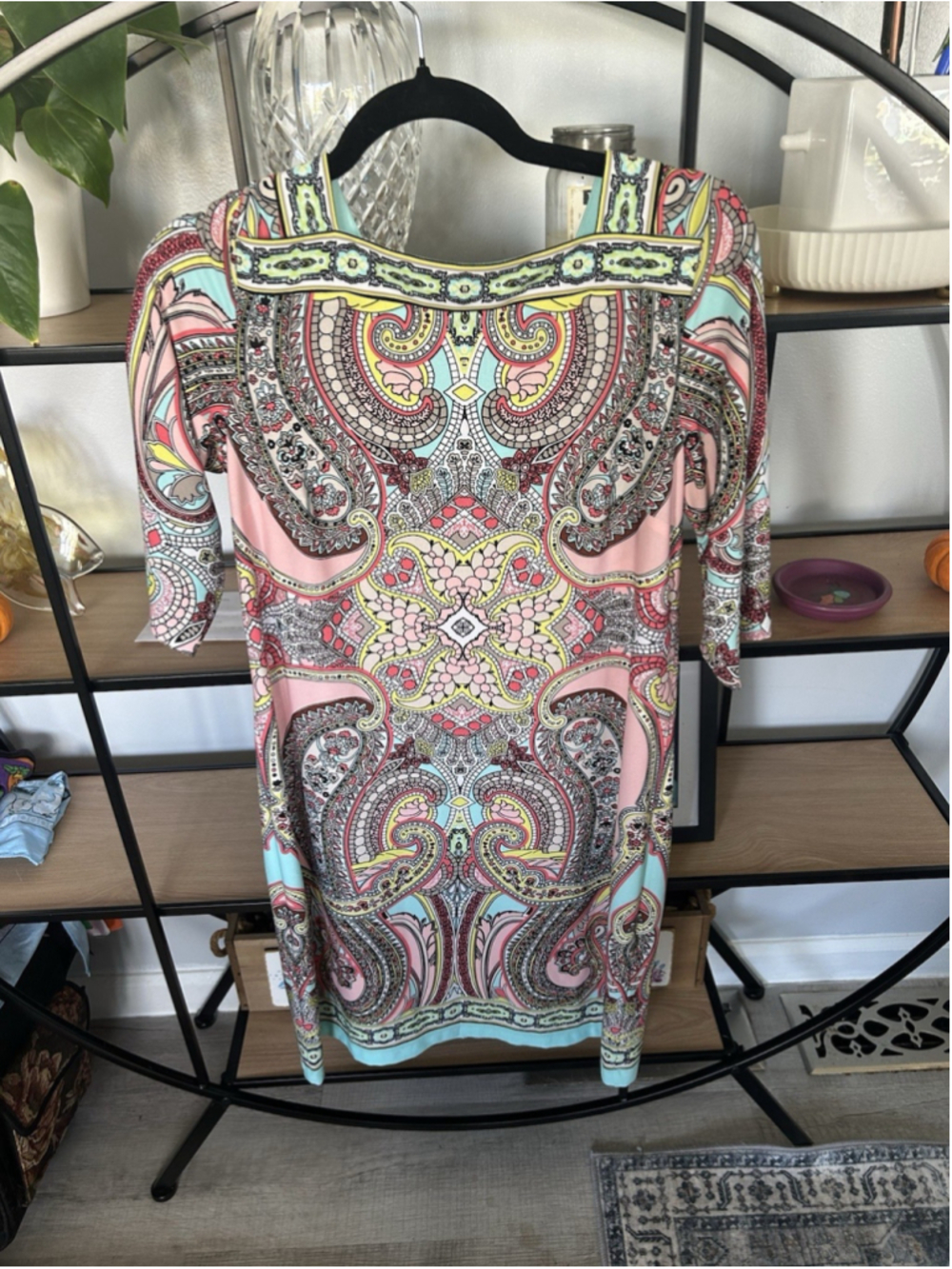 Sandra Daren Multicolor Dress In Size 8 - Picture 4 of 7